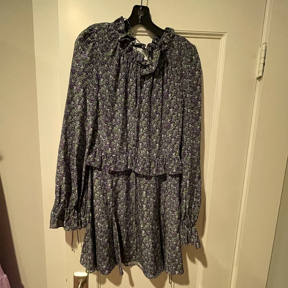 Les Reveries Floral Mini Dress